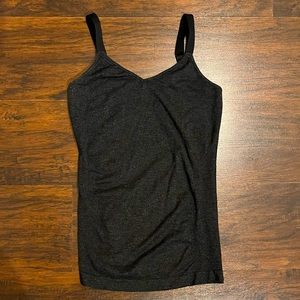 Maternity charcoal tank top